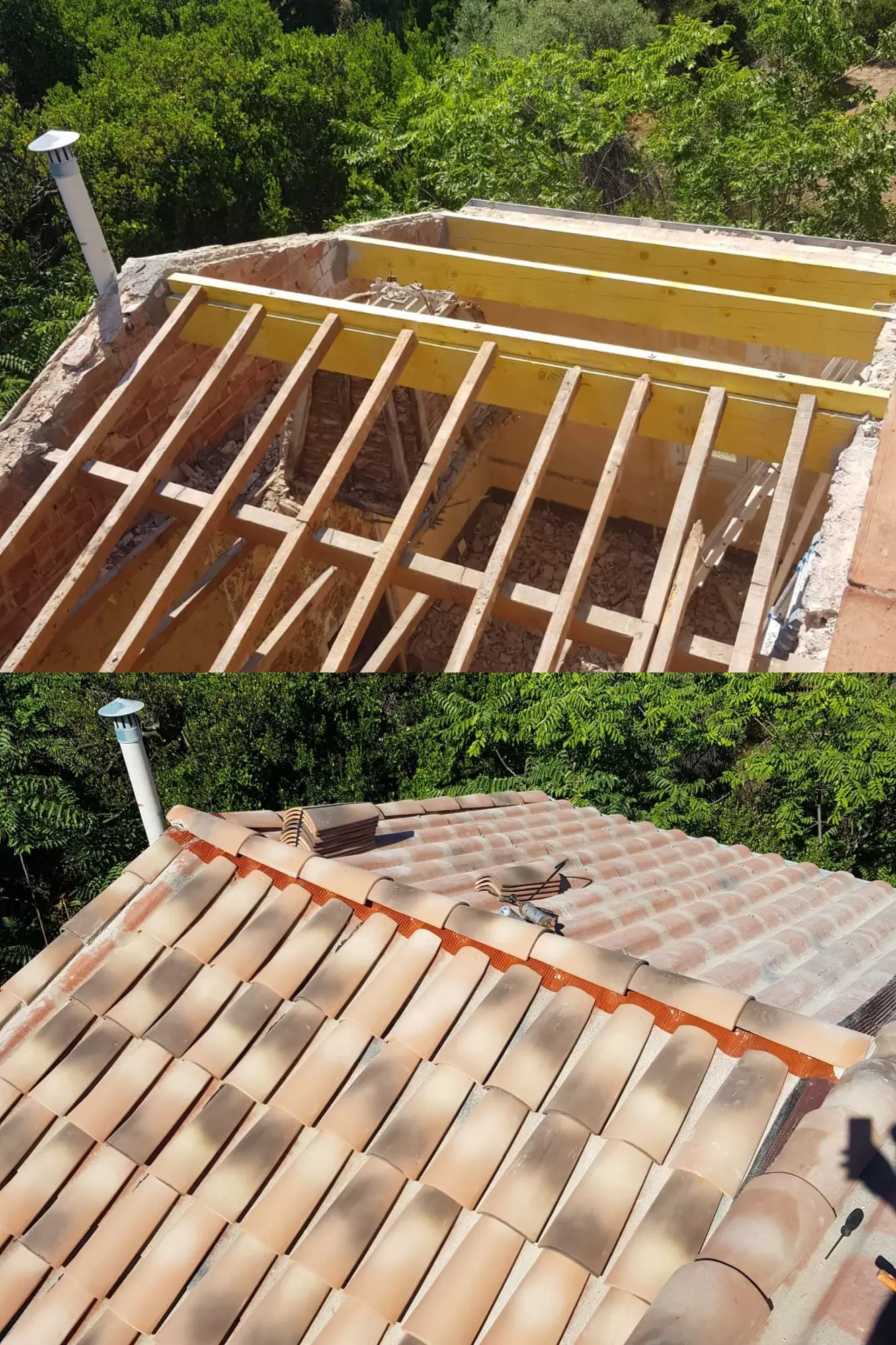 Chantier renovation à Marseille